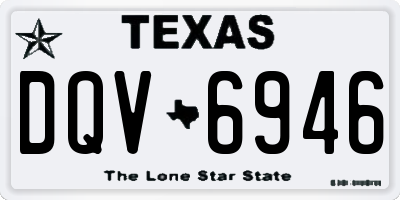 TX license plate DQV6946