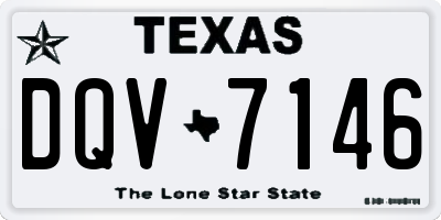 TX license plate DQV7146
