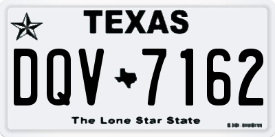 TX license plate DQV7162