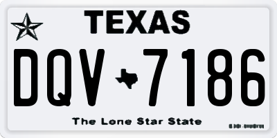 TX license plate DQV7186