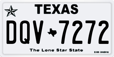 TX license plate DQV7272