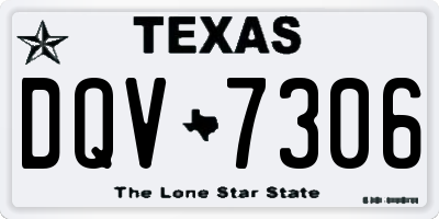 TX license plate DQV7306