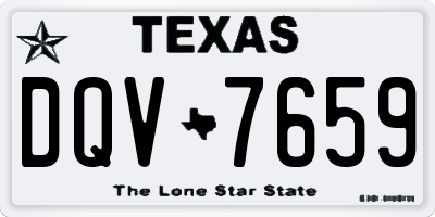 TX license plate DQV7659