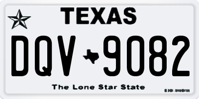 TX license plate DQV9082