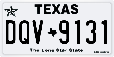 TX license plate DQV9131