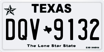 TX license plate DQV9132