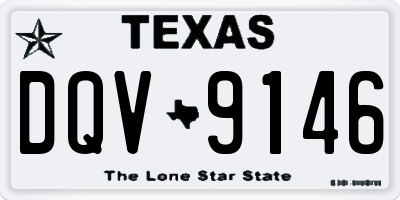 TX license plate DQV9146