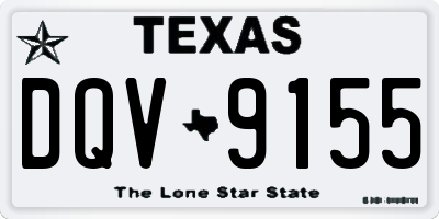 TX license plate DQV9155