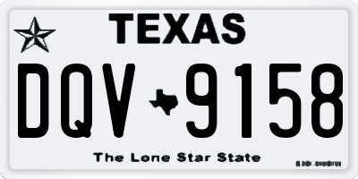 TX license plate DQV9158
