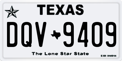 TX license plate DQV9409
