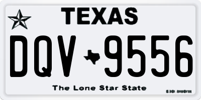 TX license plate DQV9556