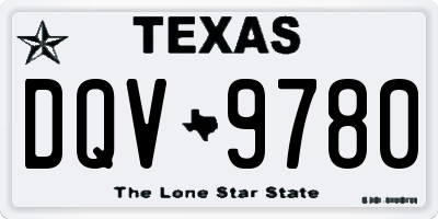 TX license plate DQV9780