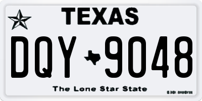 TX license plate DQY9048