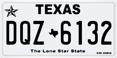 TX license plate DQZ6132