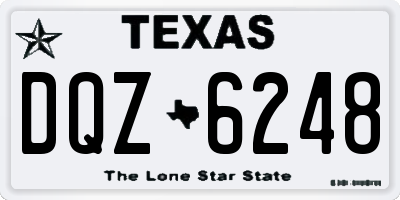 TX license plate DQZ6248