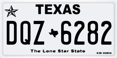 TX license plate DQZ6282