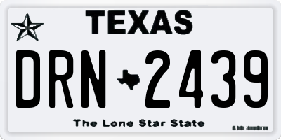 TX license plate DRN2439