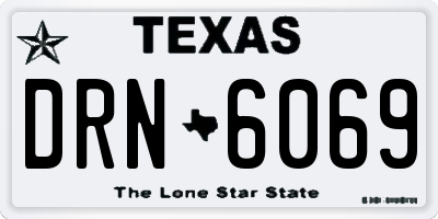 TX license plate DRN6069