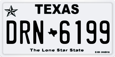 TX license plate DRN6199