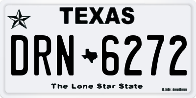 TX license plate DRN6272
