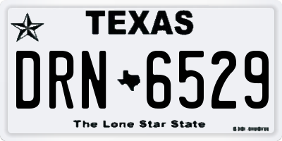 TX license plate DRN6529