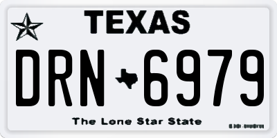 TX license plate DRN6979