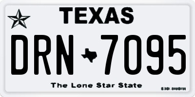 TX license plate DRN7095