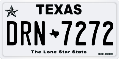 TX license plate DRN7272