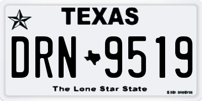 TX license plate DRN9519