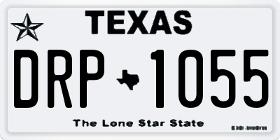 TX license plate DRP1055