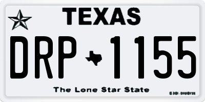TX license plate DRP1155