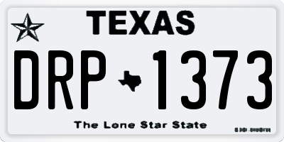 TX license plate DRP1373