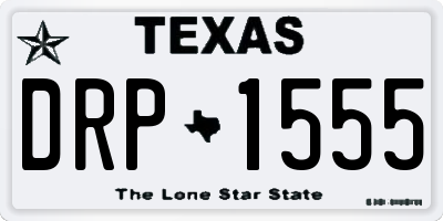 TX license plate DRP1555