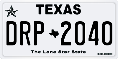 TX license plate DRP2040