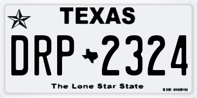 TX license plate DRP2324