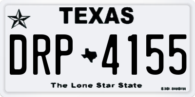 TX license plate DRP4155