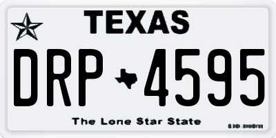 TX license plate DRP4595