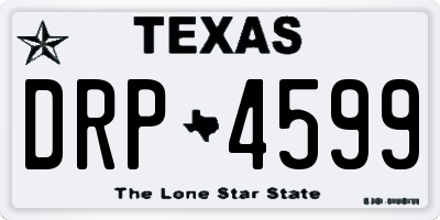 TX license plate DRP4599