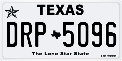 TX license plate DRP5096