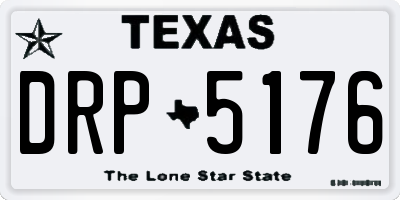 TX license plate DRP5176