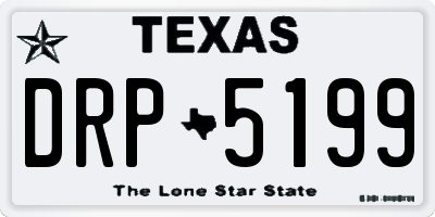 TX license plate DRP5199