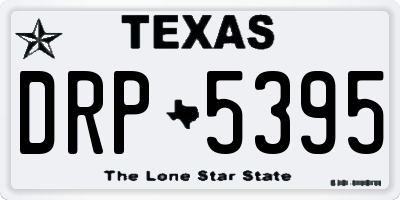 TX license plate DRP5395