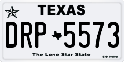 TX license plate DRP5573