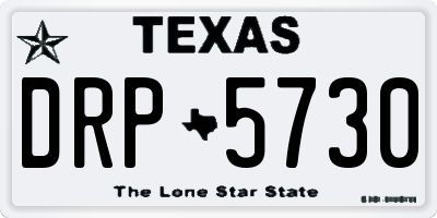 TX license plate DRP5730