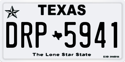 TX license plate DRP5941