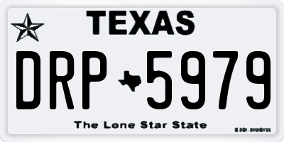 TX license plate DRP5979