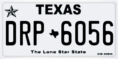 TX license plate DRP6056