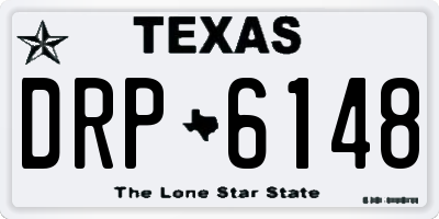 TX license plate DRP6148