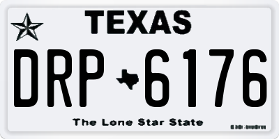 TX license plate DRP6176