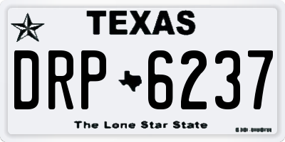 TX license plate DRP6237